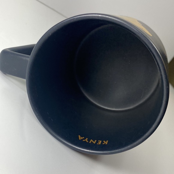 Starbucks 2016 Kenya Black | Gold Mug 14oz - Picture 6 of 6